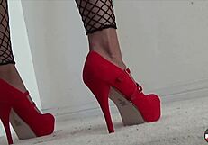 devilsfilm real estate agent alura jen meets clients for a hard drilling session