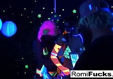 Romi Rain & Dani Bold Lesbian Fun with Big Tits