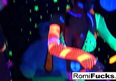 Romi Rain & Dani Bold Lesbian Fun with Big Tits