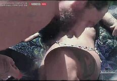 Can Evelyn Buarque And Aquelemario Handle Teasing Cumshot During Hose Bath?