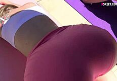 teen bffs yoga turns to pounding