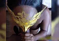 pregnant ghetto girl gets cum in her nose and loves it deepthroat style