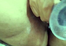 wife relaxes alone at home