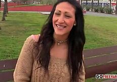 Petite 18+ Latina Babe Rides Hard for HD Facial