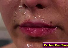 Smalltit Beauty Sucks Masseur's Cock