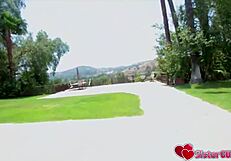 I grind on my glamour stepsister while sucking her petite body