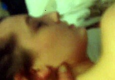 In a cozy homemade setup, a brunette amateur eagerly takes on a massive cock with intense anal action, her tight ass gripping every thrust.