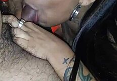 My ex sucked my dick eagerly while her boyfriend worked, cheating with a black friend at the office.