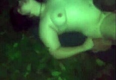 hannah horn goes into the woods to meet two guys