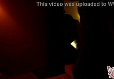 Watch these plump babes Betty Bang, Miss Raquel, and Nina Kayy milk that massive cock with their mouths and hands.