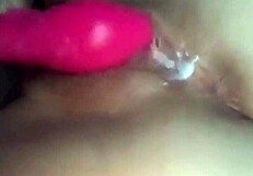 Blonde teen 18+ teases with rose vibrator?