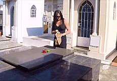 latina pornstar naldy rides monster cock in anal assfucking session ending with huge cumshot on big tits