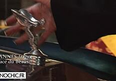 Blowjob in the car, then lesbian sex in the hotel with big tits and ass! 😍