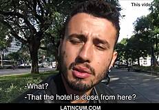 Feeling raw with Brazilian guy paid for gay POV fuck