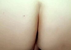 a european babe twerks her shaved ass for the camera