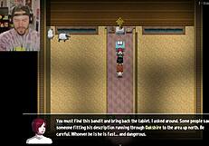 Regretful rpg adventure with big tits and group assfucking