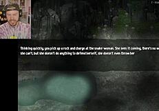 Regretful rpg adventure with big tits and group assfucking