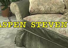 aspen stevens gives wild blowjob