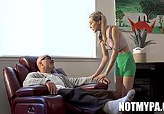 Sweet Sophia Sucks Charles Dera's Cock in POV Teen Blowjob Scene