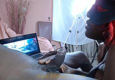 miss fufu love to play with a black dick part 3... swallow face fucking blowjob?