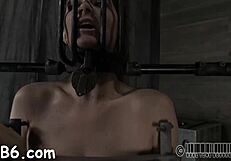 she's bound and punished with a blowjob on my cock