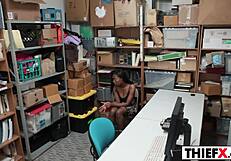 Daya Knight Faces Burglar at Work