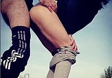 Give me a blowjob and doggy on the road