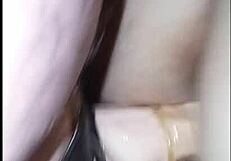 i tied up my fat fuckslut and fucked her with strapon