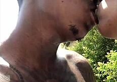 Hiking Encounter Leads to Monster Cock Sucking and Facial in Hood Home