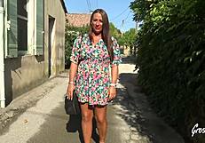 mila the stunning brunette explores wild new threesome adventures