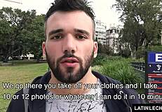 Latino gay teen 18+ turned into sex servant in public