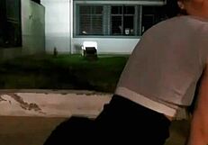 I compiled videos of a skinny teen student undressing outdoors at school and parks