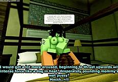 A Hot Night with Goblin Girl in Roblox RP