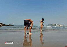 I Went To The Beach With My Friend And Ended Up Fucking Him!