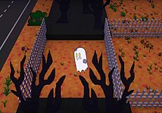 sex or treat with halloween hentai bisexual orgy outdoors