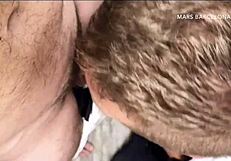 Massive Cum Facial in Office!