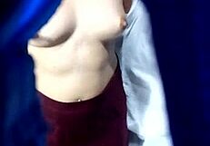 AMATEUR ROLE PLAYS WITH MOTHER'S UNDERWEAR AND TEASES WET PUSSY UNTIL SQUIRTING!