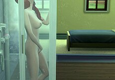 Is This Girl Masturbating Around the House?