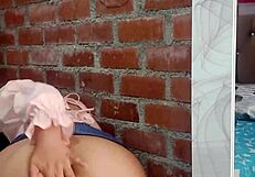 Intense Latina MILF Squirts Cum on Big Ass During Hardcore Fucking