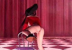 Momiji's Big Ass Shines in DOA5 Gravure STUDIO Close-Up