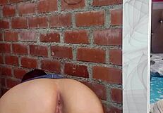 Intense Latina MILF Squirts Cum on Big Ass During Hardcore Fucking