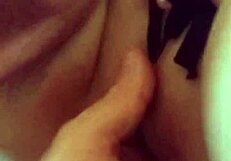 Masturbation session hints at building cum with balls involved