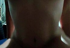 Senhorita v's spectacular ride highlights her natural tits and cock