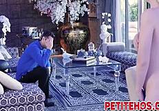 Petite Amateur Sucks Cock!