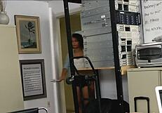 Shy teen 18+ with tattooed ass gets blowjob in uniform, full movie storyline unfolds