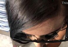 Latina Teen Blows Cock In Homemade POV Video.