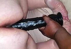big ass bbw amateur rides big black dildo