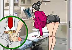 college nurse meets patient for erotic fucking and handjob