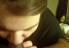 My wife gives a sloppy deepthroat blowjob, so hot and wet! 😍💦