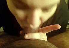 My wife gives a sloppy deepthroat blowjob, so hot and wet! 😍💦